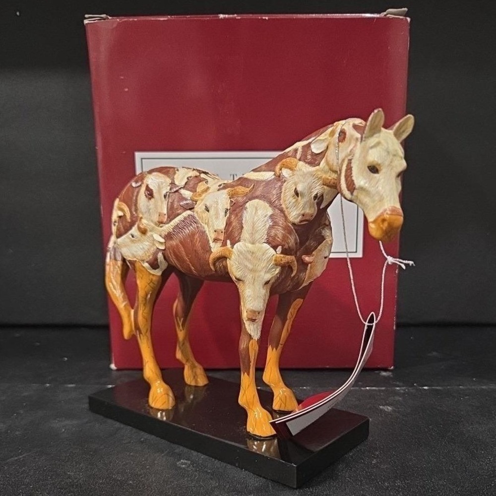 Trail of Painted Ponies CowPony Figurine, Westland Giftware #1584, 1E/3897, Box - Picture 3 of 15